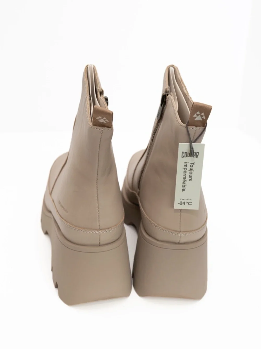 Cougar - Villa Waterproof Leather Wedge Boots